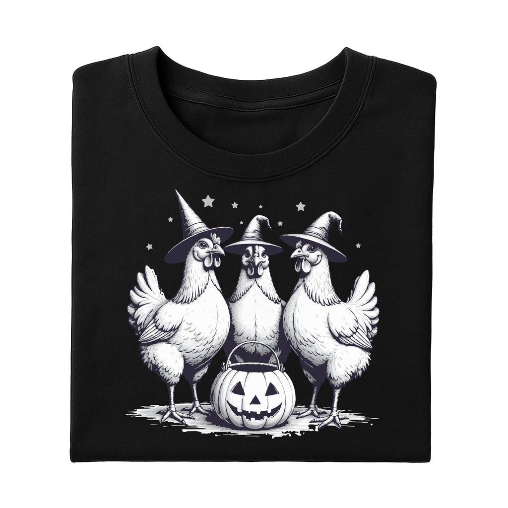Chicken Witches Funny Halloween Shirt, Vintage Chicken Witch Tee