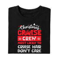 Custom Christmas Cruise Crew Shirt, Holiday Vacation Shirt, Matching Family Cruise Tee