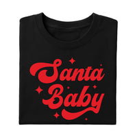 Santa Baby Shirt, Santa Christmas Shirt, Preppy Christmas Tee