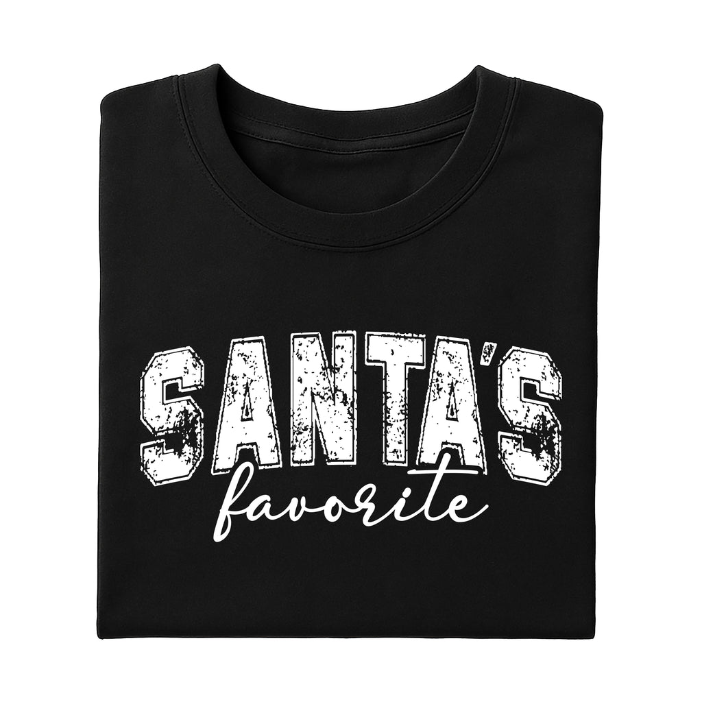 Santa's Favorite Christmas Shirt, Christmas Shirt, Women's Christmas Tee