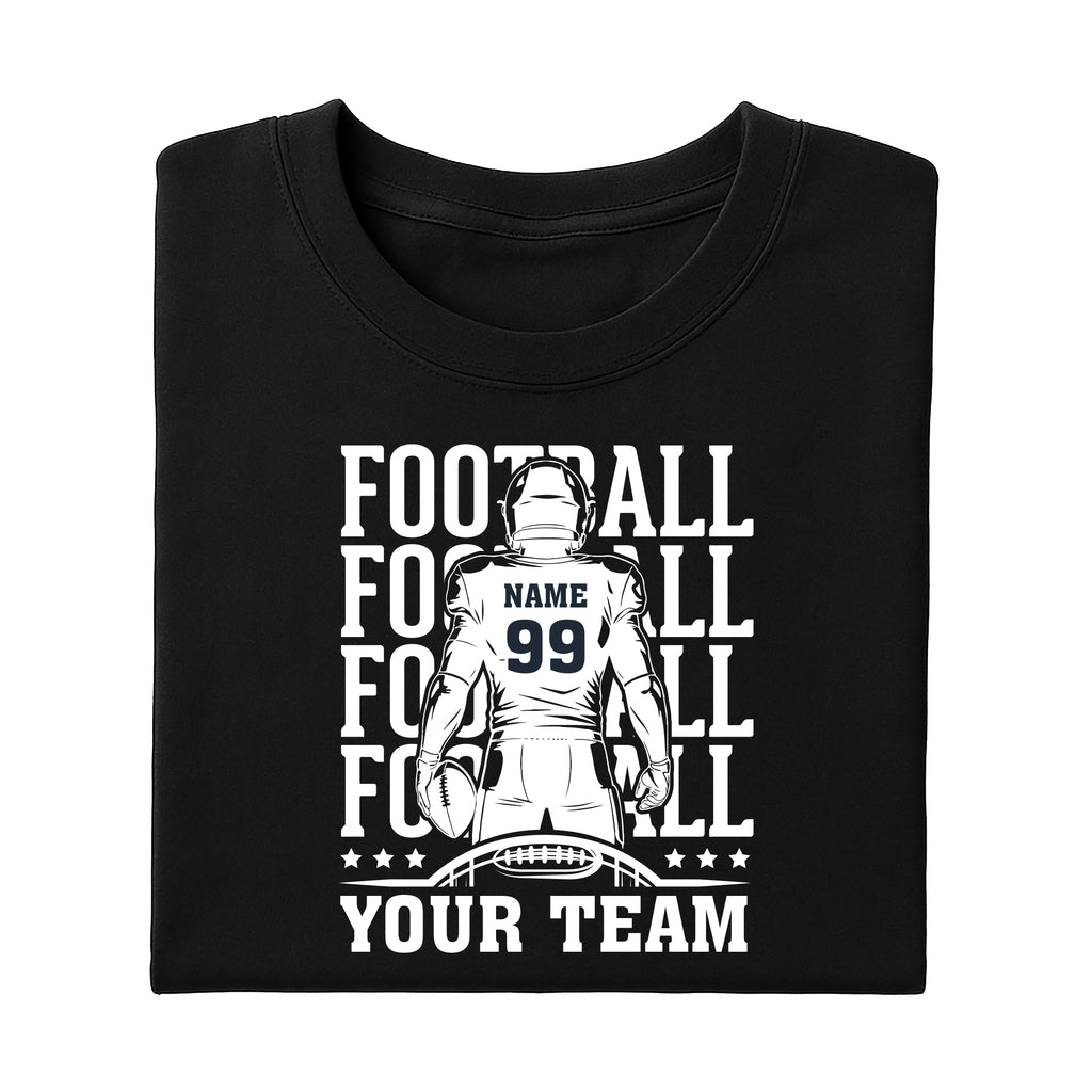 Football Team Shirt, Custom Player Shirt, Football Mascot Tee