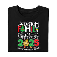 Customized Family Christmas 2025 Shirt, Making Memories Together Shirt, Christmas Family Tee