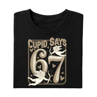 Cupid Days 67 Retro Love Shirt, Funny 6 7 Valentines Day Tee, 6 7 Number Meme Shirt