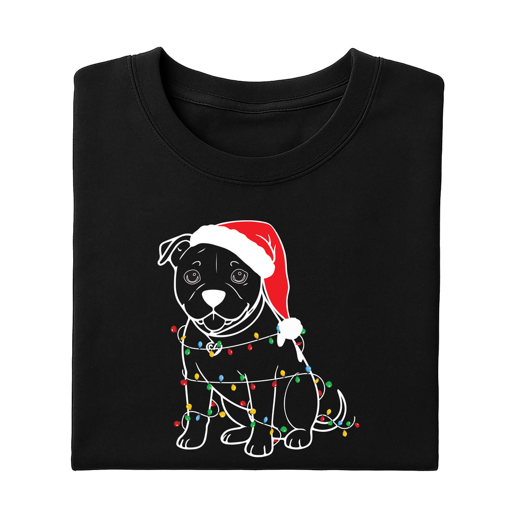 Cute Christmas Dog Shirt, Pitbull Holiday Shirt, Family Xmas Tee