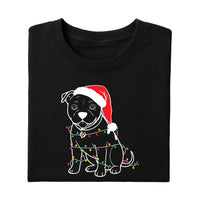 Cute Christmas Dog Shirt, Pitbull Holiday Shirt, Family Xmas Tee