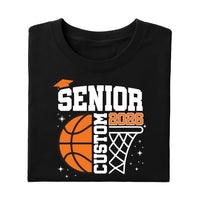 Custom Senior Night Basketball Family 2026 Shirt, Class of 2026 Graduate Shirt, Senior Graduation Tee