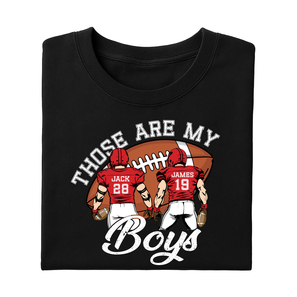 Custom Football Mom Shirt, Football Jersey Number Shirt, Football Game Day Tee