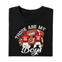 Custom Football Mom Shirt, Football Jersey Number Shirt, Football Game Day Tee