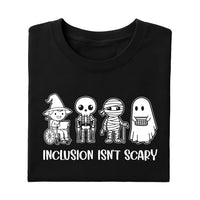 Inclusion Isn’t Scary Halloween Shirt, SLP Halloween Shirt, Special Ed Teacher Tee