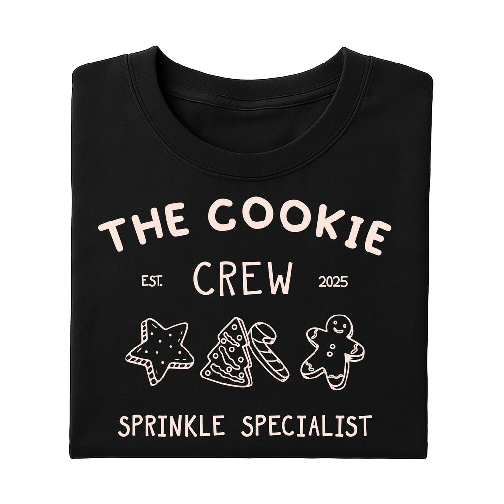 Custom Christmas Cookie Crew Shirt, Matching Family Christmas Shirt, Christmas Baking Tee