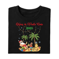 Tropical Family Christmas Shirt, Matching Hawaiian Santa Shirt, Family Christmas Tee