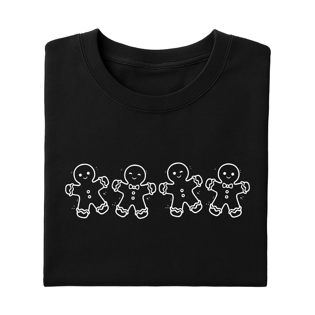 Christmas Gingerbread Cookies Shirt, Festive Holiday Outfit Shirt, Women’s Xmas Tee