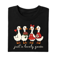 Cute Lovely Goose Coquette Shirt, Valentine Goose Shirt, Duck Valentines Tee