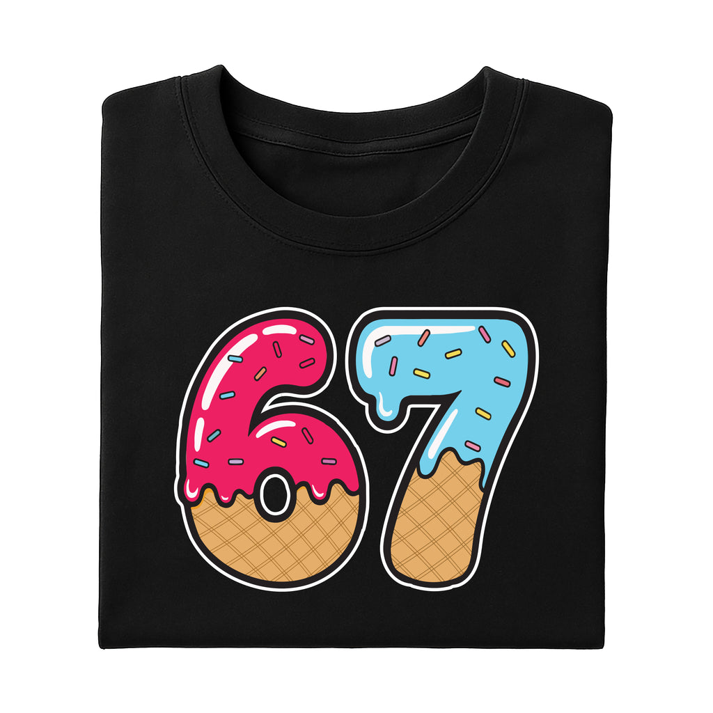 67 Drip Ice Cream Shirt, 67 Birthday Shirt, Funny Meme Tee
