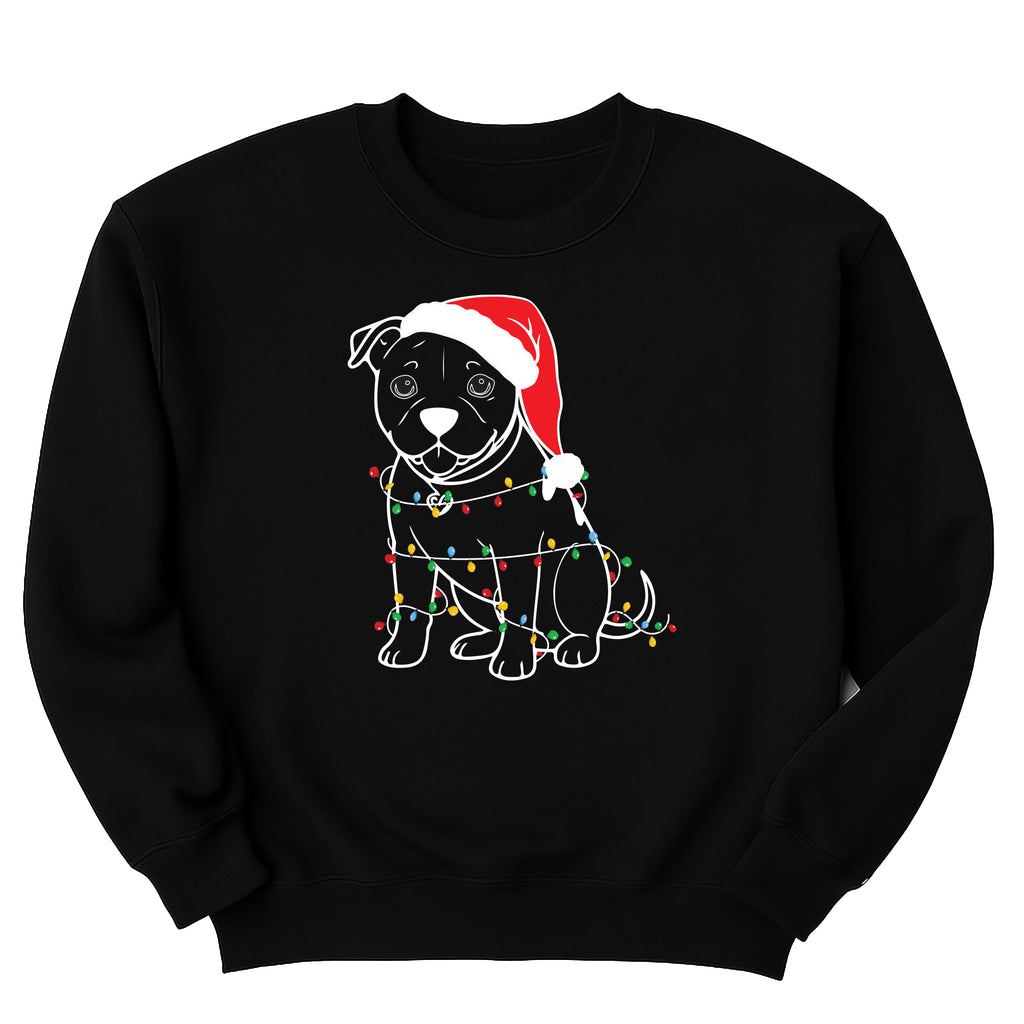 Cute Christmas Dog Sweatshirt, Pitbull Holiday Shirt, Family Xmas Sweatshirt