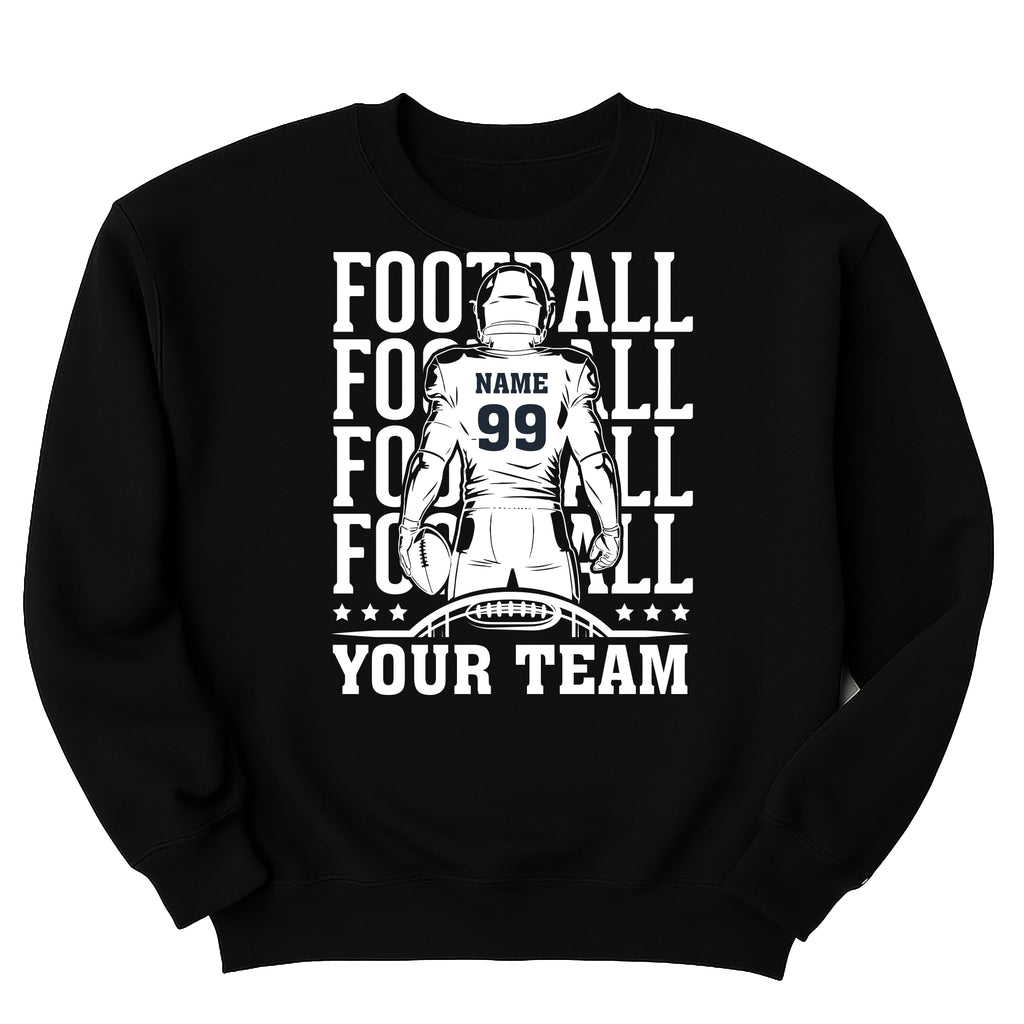 Football Team Sweatshirt, Custom Player Shirt, Football Mascot Sweatshirt