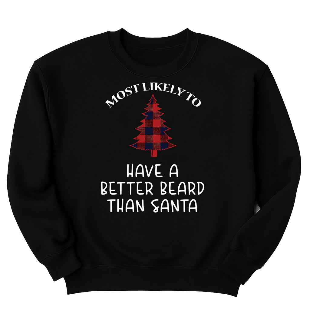 Family Christmas Sweatshirt, Buffalo Plaid Most Likely To Shirt, Christmas Party Sweatshirt
