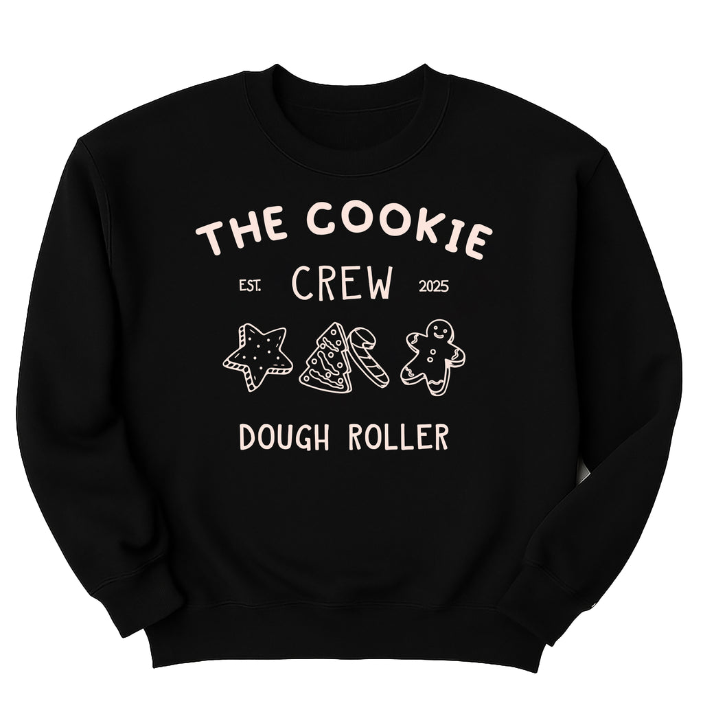 Custom Christmas Cookie Crew Sweatshirt, Matching Family Christmas Shirt, Christmas Baking Sweatshirt