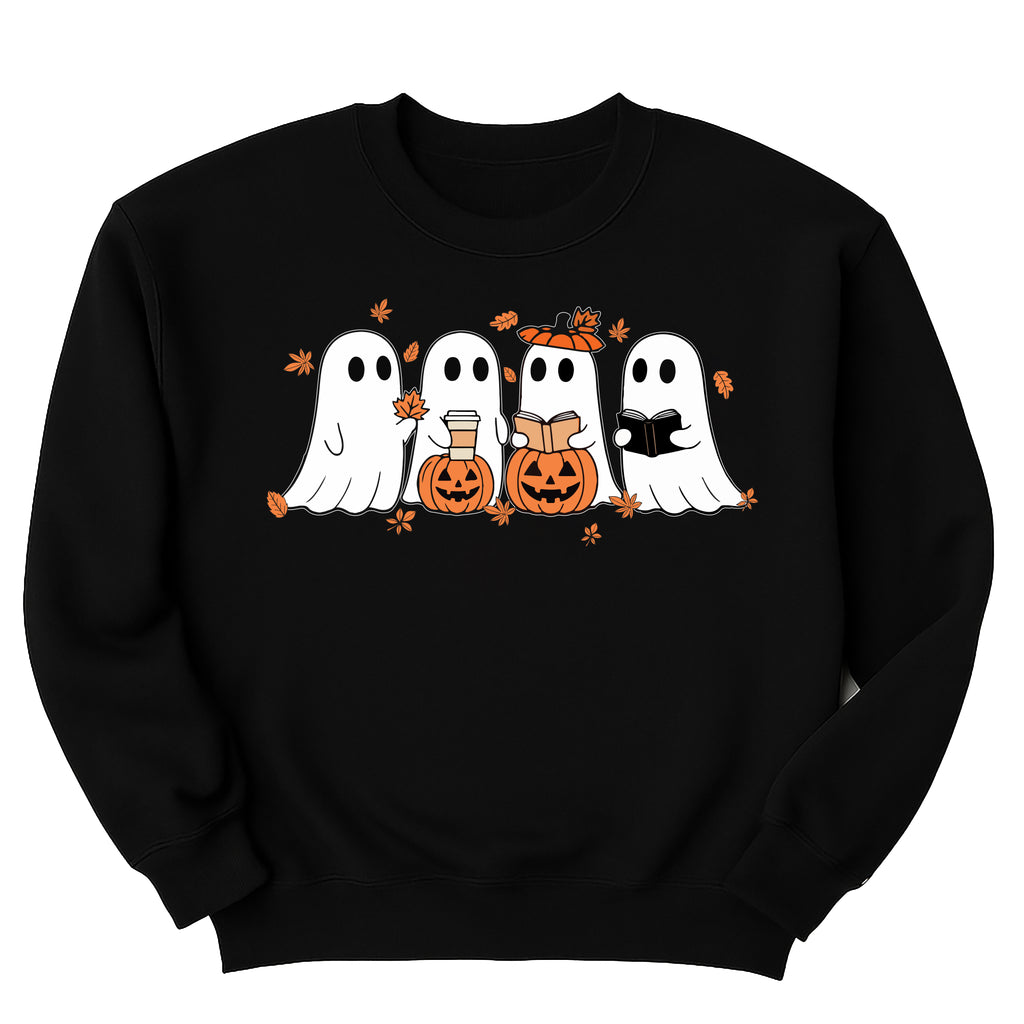 Fall Ghost Sweatshirt, Floral Ghost Tee, Halloween Ghost Sweatshirt