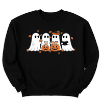 Fall Ghost Sweatshirt, Floral Ghost Tee, Halloween Ghost Sweatshirt