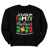 Customized Family Christmas 2025 Sweatshirt, Making Memories Together Shirt, Christmas Family Sweatshirt