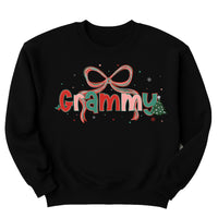 Custom Preppy Family Christmas Sweatshirt, Personalized Name Xmas Shirt, Matching Holiday Sweatshirt