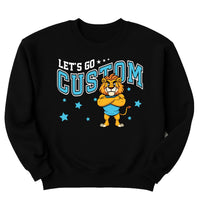 Custom Mascot Retro Sweatshirt, Booster School Spirit Shirt, Cheer Team Mascot Sweatshirt