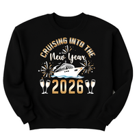 Family New Year 2026 Cruise Sweatshirt, Matching Holiday Tee, New Year Cruise Family Sweatshirt