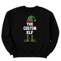 Custom The Elf Sweatshirt, Custom Elf Shirt, Christmas Family Matching Sweatshirt