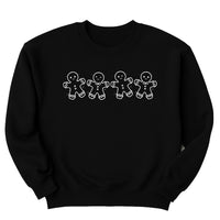 Christmas Gingerbread Cookies Sweatshirt, Festive Holiday Outfit Shirt, Women’s Xmas Sweatshirt