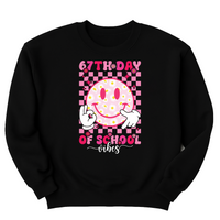 67th Day of School Vibes Sweatshirt, Smile Face 67 Shirt, Six Seven Meme Sweatshirt