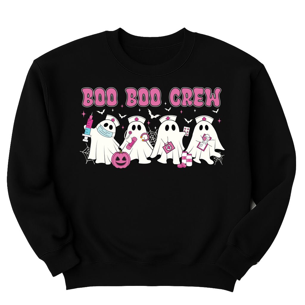Boo Boo Crew Nurse Sweatshirt, Halloween Nurse Stethoscope Shirt, Spooky Season Sweatshirt