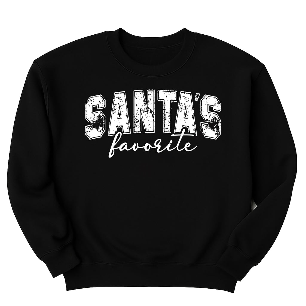Santa's Favorite Christmas Sweatshirt, Christmas Shirt, Women's Christmas Sweatshirt