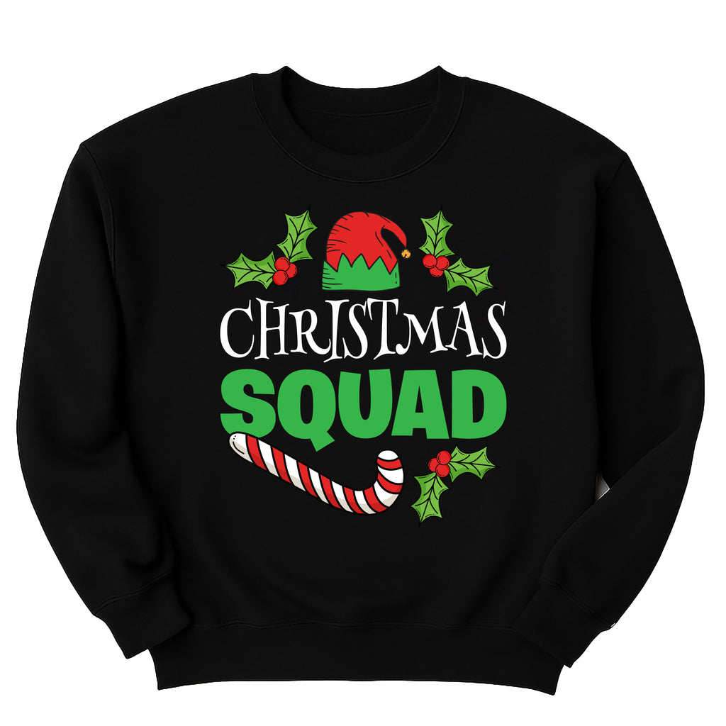Matching Family Christmas Squad Sweatshirt, Custom Christmas Shirt, Family Christmas Squad Sweatshirt for Women Men