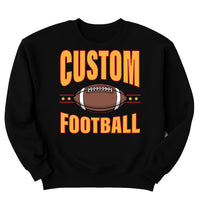 Personalized Mascot Sweatshirt, Football Custom Your Team Shirt, Varsity School Football Team Sweatshirt