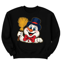 Snowman Sweatshirt, Trendy Christmas Design Shirt, Preppy Girly Holiday Sweatshirt
