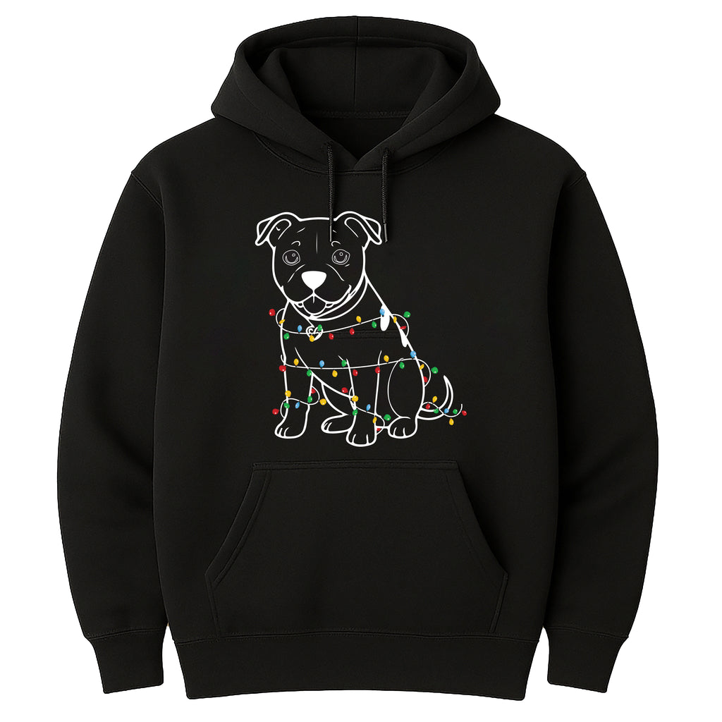 Cute Christmas Dog Hoodie, Pitbull Holiday Shirt, Family Xmas Hoodie