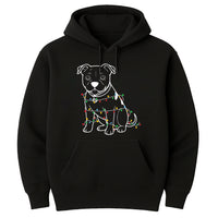Cute Christmas Dog Hoodie, Pitbull Holiday Shirt, Family Xmas Hoodie