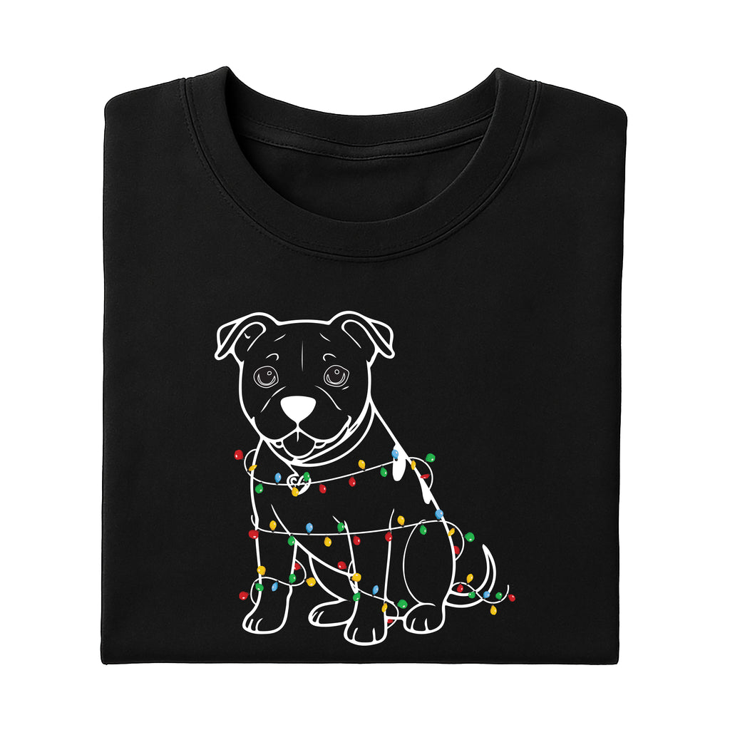 Cute Christmas Dog Shirt, Pitbull Holiday Shirt, Family Xmas Tee