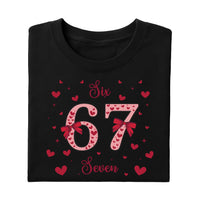 67 Valentine’s Day Shirt, Funny 6-7 Meme Shirt, Cute Couple Tee