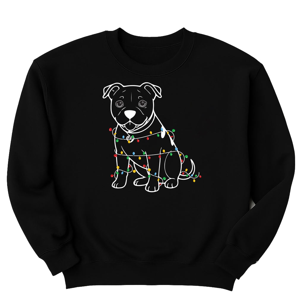 Cute Christmas Dog Sweatshirt, Pitbull Holiday Shirt, Family Xmas Sweatshirt