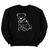 Cute Christmas Dog Sweatshirt, Pitbull Holiday Shirt, Family Xmas Sweatshirt