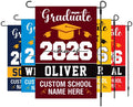 Personalized Graduation Garden Flag, Double Sided, Custom Name & School, Outdoor Graduation Decoration 2026 Yard Sign, Class of 2026 Flag
