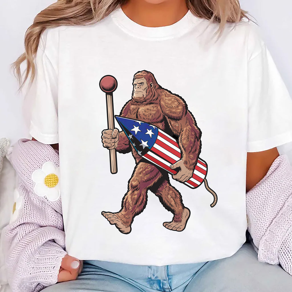 Bigfoot Fireworks Long Sleeve Shirt