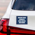 No Kings In America Magnet, Democracies Have No Kings Magnet, Anti-Trump, Resist Racism Car Magnet, Resist Fascism Vehicle Magnet, 6