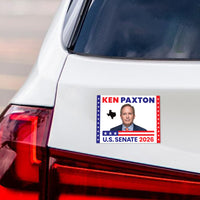 Ken Paxton For Texas Senate 2026 Car Magnet - Vote Ken Paxton Vehicle Magnet, Republican, Texas Senate Elections 2026 Magnet - 6" x 4.5"