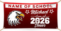 Graduation 2026 Personalized Banner Sign - 13 Oz Heavy Duty Waterproof Class of 2026
