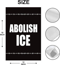 ICE Equals American Gestapo Garden Flag, Double Sided, Resist Hate Flag, Anti-Trump, Funny Anti-Trump Anti-Elon Flag, Political Flag