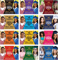 Personalized Graduation Yard Sign 2026 with Photo - Graduation Lawn Sign, Class of 2026, Custom Graduation 2026 Yard Sign with Metal H-Stake