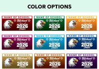 Graduation 2026 Personalized Banner Sign - 13 Oz Heavy Duty Waterproof Class of 2026